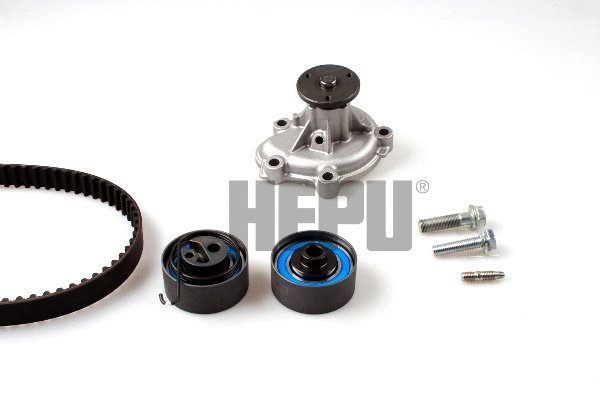 HEPU Vízpumpa + fogasszíj készlet - PK03723 - TothCarparts