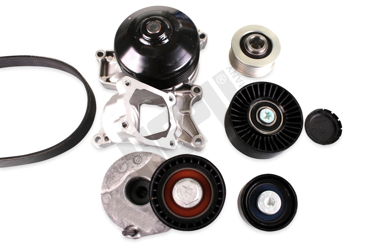 HEPU Vízszivattyú + bordásszíjkészlet - PK04212 - TothCarparts