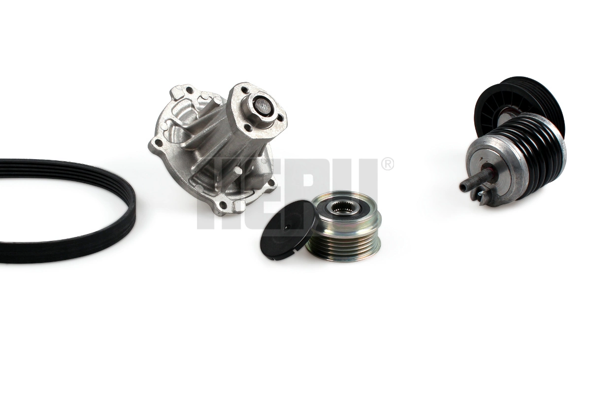 HEPU Vízszivattyú + bordásszíjkészlet - PK05425 - TothCarparts