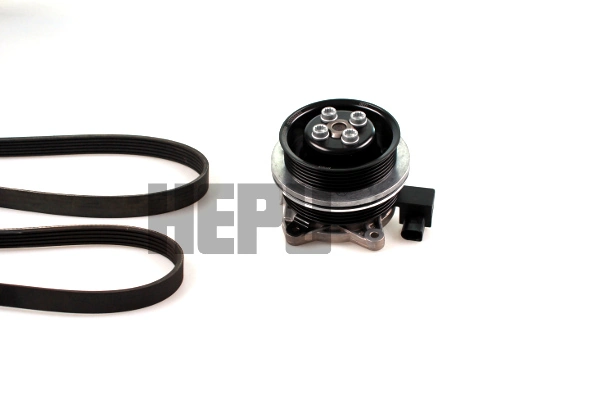 HEPU Vízszivattyú + bordásszíjkészlet - PK06511 - TothCarparts