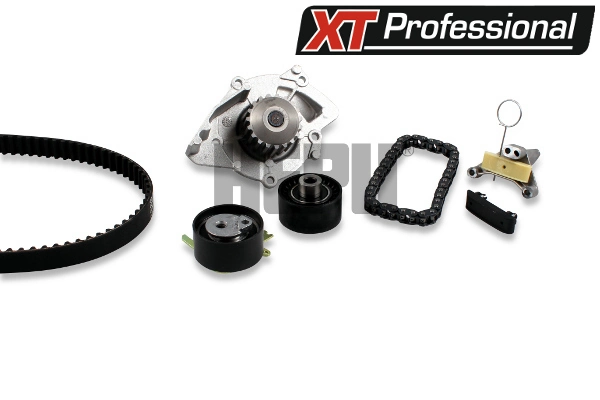 HEPU Vízpumpa + fogasszíj készlet - PK08010XT - TothCarparts
