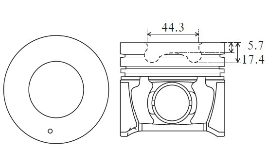 FAI AutoParts dugattyú - PK29-000 - TothCarparts