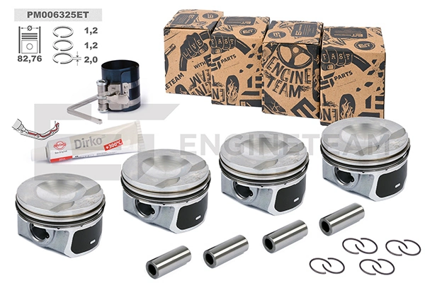 ET ENGINETEAM Dugattyúkészlet - PM006325ET - TothCarparts