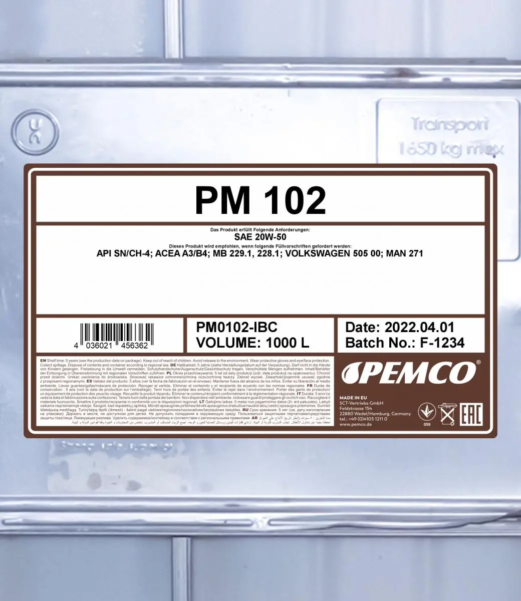 SCT - MANNOL motorolaj - PM0102-IBC - TothCarparts