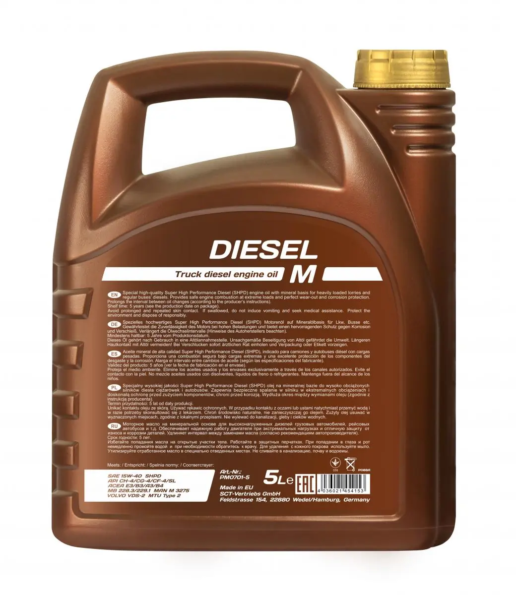 SCT - MANNOL motorolaj - PM0701-5 - TothCarparts