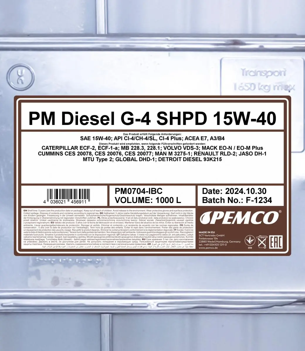 SCT - MANNOL motorolaj - PM0704-IBC - TothCarparts