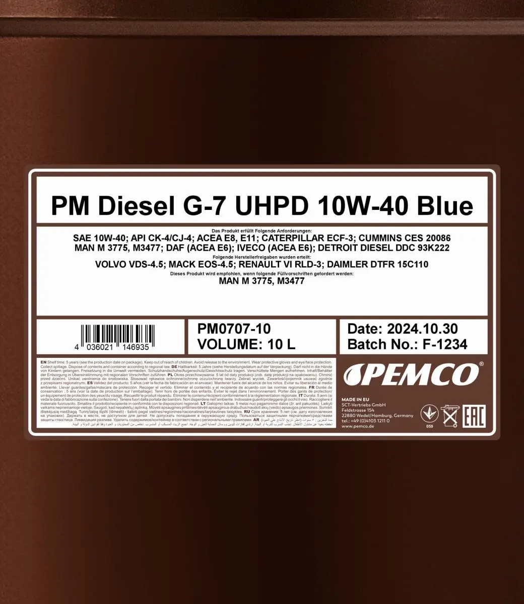 SCT - MANNOL motorolaj - PM0707-10 - TothCarparts
