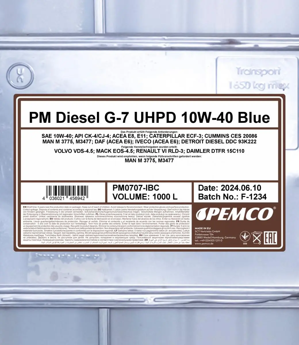 SCT - MANNOL motorolaj - PM0707-IBC - TothCarparts