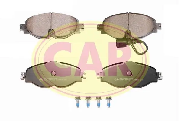 CAR fékbetétkészlet, tárcsafék - PNT4381 - TothCarparts