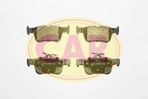 CAR fékbetétkészlet, tárcsafék - PNT5191 - TothCarparts