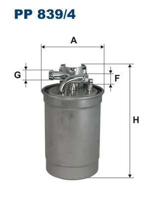 FILTRON Üzemanyagszűrő - PP 839/4 - TothCarparts