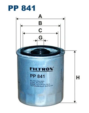 FILTRON Üzemanyagszűrő - PP 841 - TothCarparts