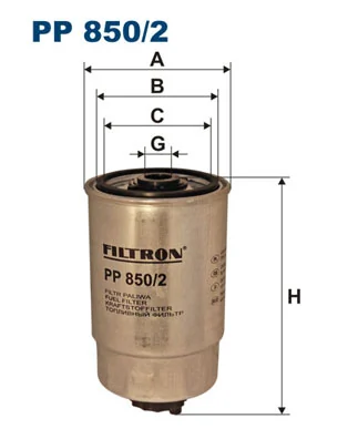 FILTRON Üzemanyagszűrő - PP 850/2 - TothCarparts