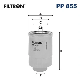 FILTRON Üzemanyagszűrő - PP 855 - TothCarparts
