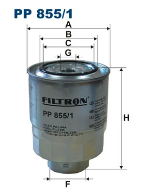FILTRON Üzemanyagszűrő - PP 855/1 - TothCarparts