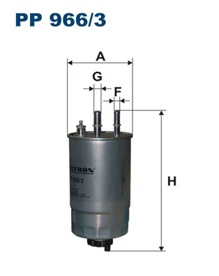 FILTRON Üzemanyagszűrő - PP 966/3 - TothCarparts