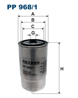 FILTRON Üzemanyagszűrő - PP 968/1 - TothCarparts