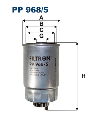 FILTRON Üzemanyagszűrő - PP 968/5 - TothCarparts