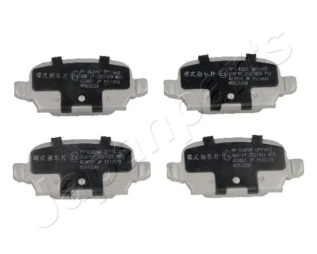 JAPANPARTS fékbetétkészlet, tárcsafék - PP-0402AF - TothCarparts