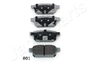 JAPANPARTS fékbetétkészlet, tárcsafék - PP-801AF - TothCarparts