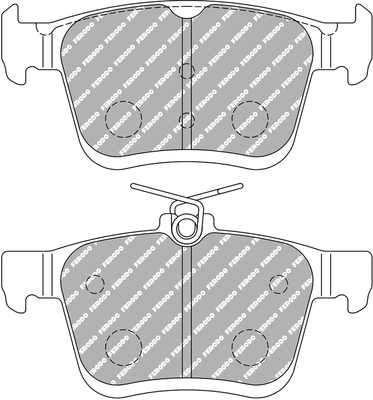 FERODO RACING fékbetétkészlet, tárcsafék - FCP4434H - TothCarparts