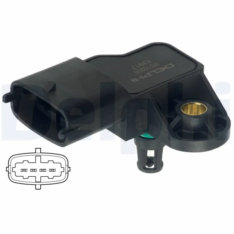 DELPHI légnyomás érzékelő, szintkiegyenlítés - PS10206 - TothCarparts