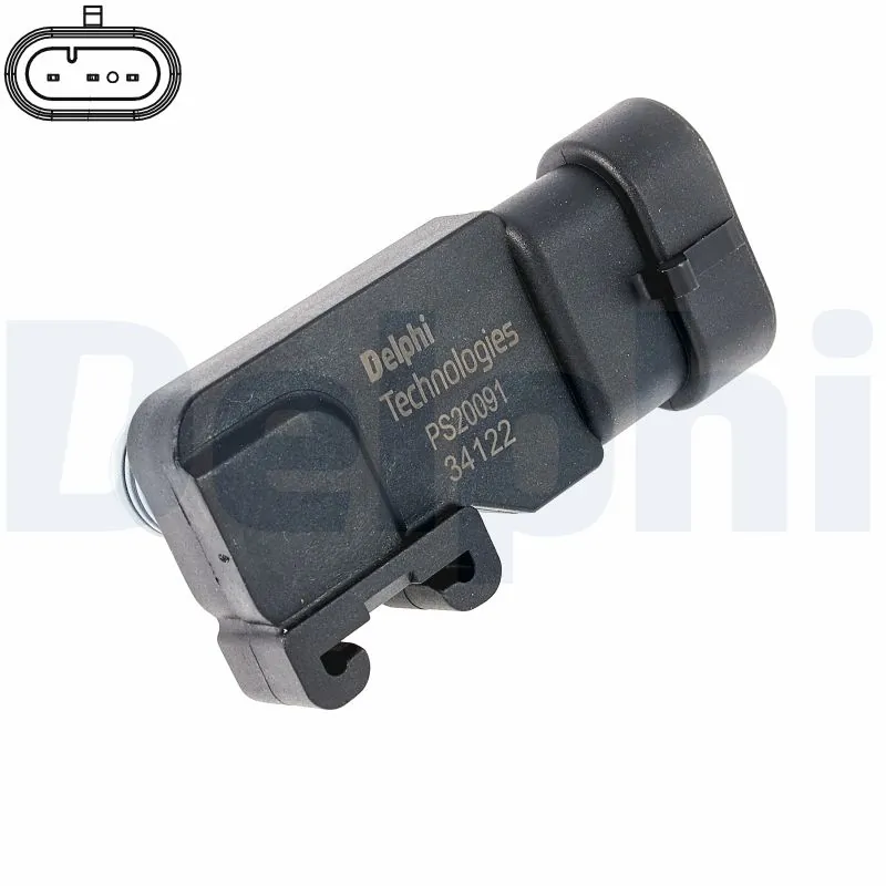 DELPHI érzékelő, szívócső nyomás - PS20091-12B1 - TothCarparts