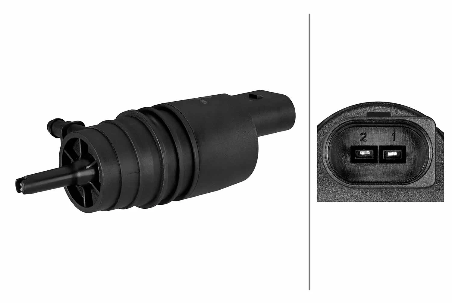 HELLA mosóvízszivattyú, szélvédőmosó - 8TW 006 848-751 - TothCarparts