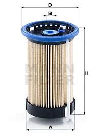 MANN-FILTER Üzemanyagszűrő - PU 8015 - TothCarparts