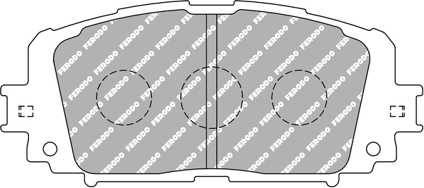FERODO RACING fékbetétkészlet, tárcsafék - FCP4081H - TothCarparts