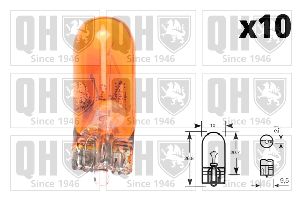 QUINTON HAZELL izzó, villogó - QBL501A - TothCarparts
