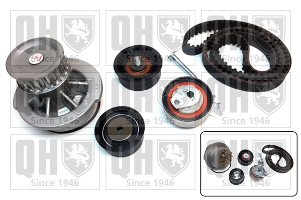 QUINTON HAZELL Vízpumpa + fogasszíj készlet - QBPK2730 - TothCarparts