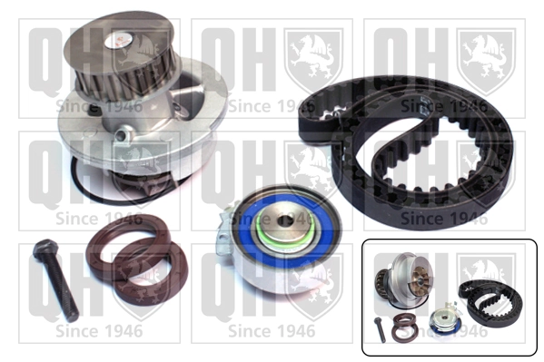 QUINTON HAZELL Vízpumpa + fogasszíj készlet - QBPK3312 - TothCarparts
