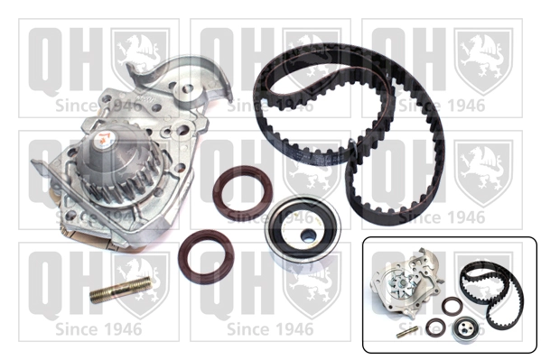 QUINTON HAZELL Vízpumpa + fogasszíj készlet - QBPK5590 - TothCarparts