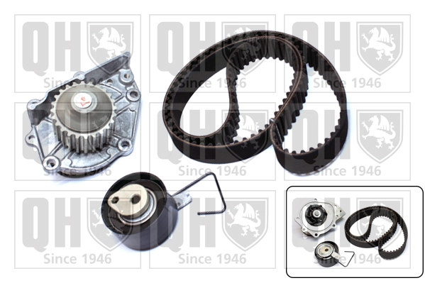 QUINTON HAZELL Vízpumpa + fogasszíj készlet - QBPK6210 - TothCarparts