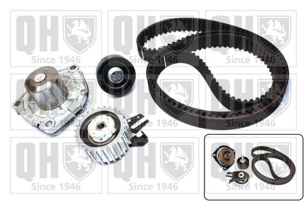 QUINTON HAZELL Vízpumpa + fogasszíj készlet - QBPK6590 - TothCarparts