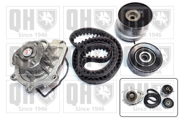 QUINTON HAZELL Vízpumpa + fogasszíj készlet - QBPK7560 - TothCarparts