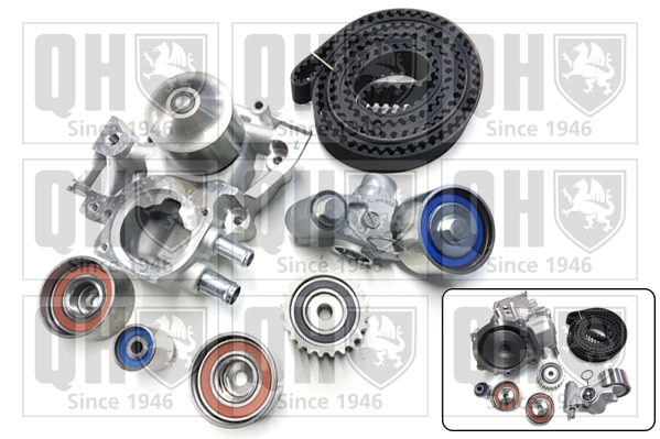 QUINTON HAZELL Vízpumpa + fogasszíj készlet - QBPK7721 - TothCarparts