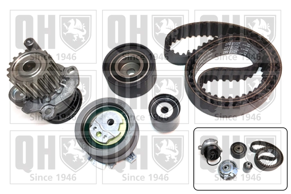 QUINTON HAZELL Vízpumpa + fogasszíj készlet - QBPK7763 - TothCarparts
