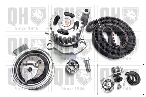 QUINTON HAZELL Vízpumpa + fogasszíj készlet - QBPK7870 - TothCarparts