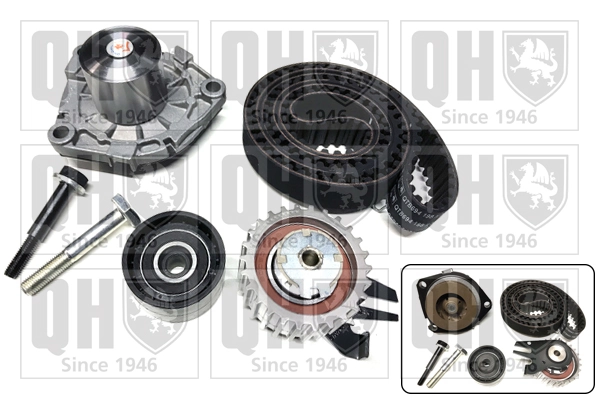 QUINTON HAZELL Vízpumpa + fogasszíj készlet - QBPK8950 - TothCarparts