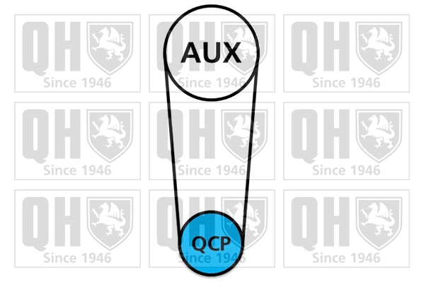 QUINTON HAZELL Vízpumpa + fogasszíj készlet - QBPK9119 - TothCarparts