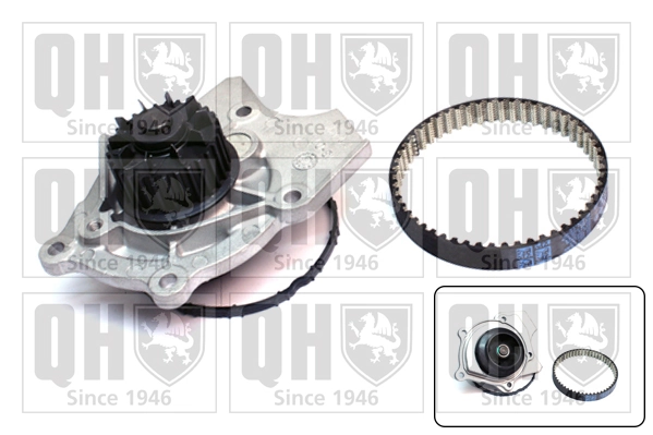 QUINTON HAZELL Vízpumpa + fogasszíj készlet - QBPK9159 - TothCarparts