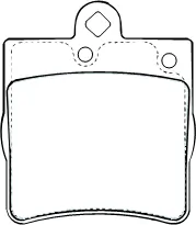 Omnicraft fékbetétkészlet, tárcsafék - QBR162 - TothCarparts