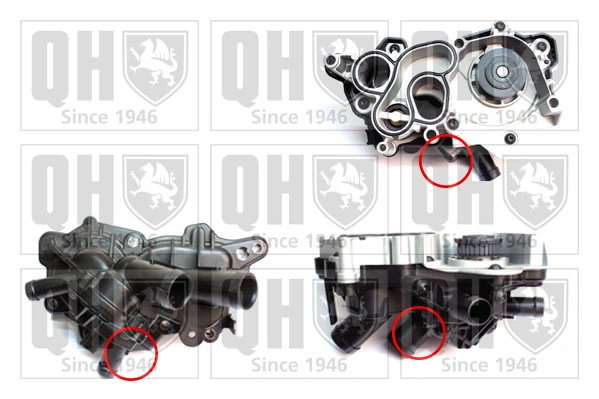 QUINTON HAZELL Vízszivattyú, motorhűtés - QCP3863BH - TothCarparts