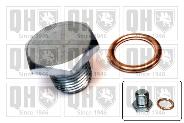 QUINTON HAZELL Zárócsavar, olajteknő - QOC1019 - TothCarparts