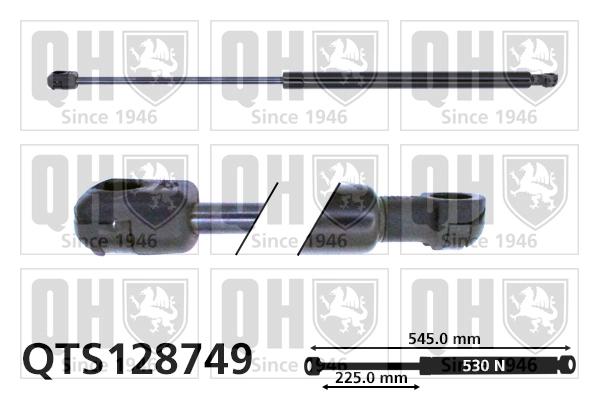 QUINTON HAZELL gázrugó, csomag-/poggyásztér - QTS128749 - TothCarparts