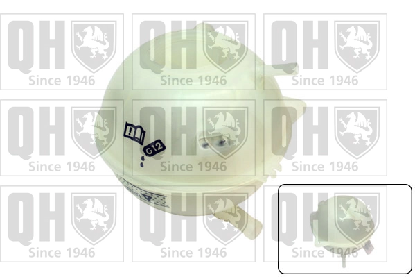 QUINTON HAZELL kiegyenlítőtartály, hűtőfolyadék - QVE542 - TothCarparts