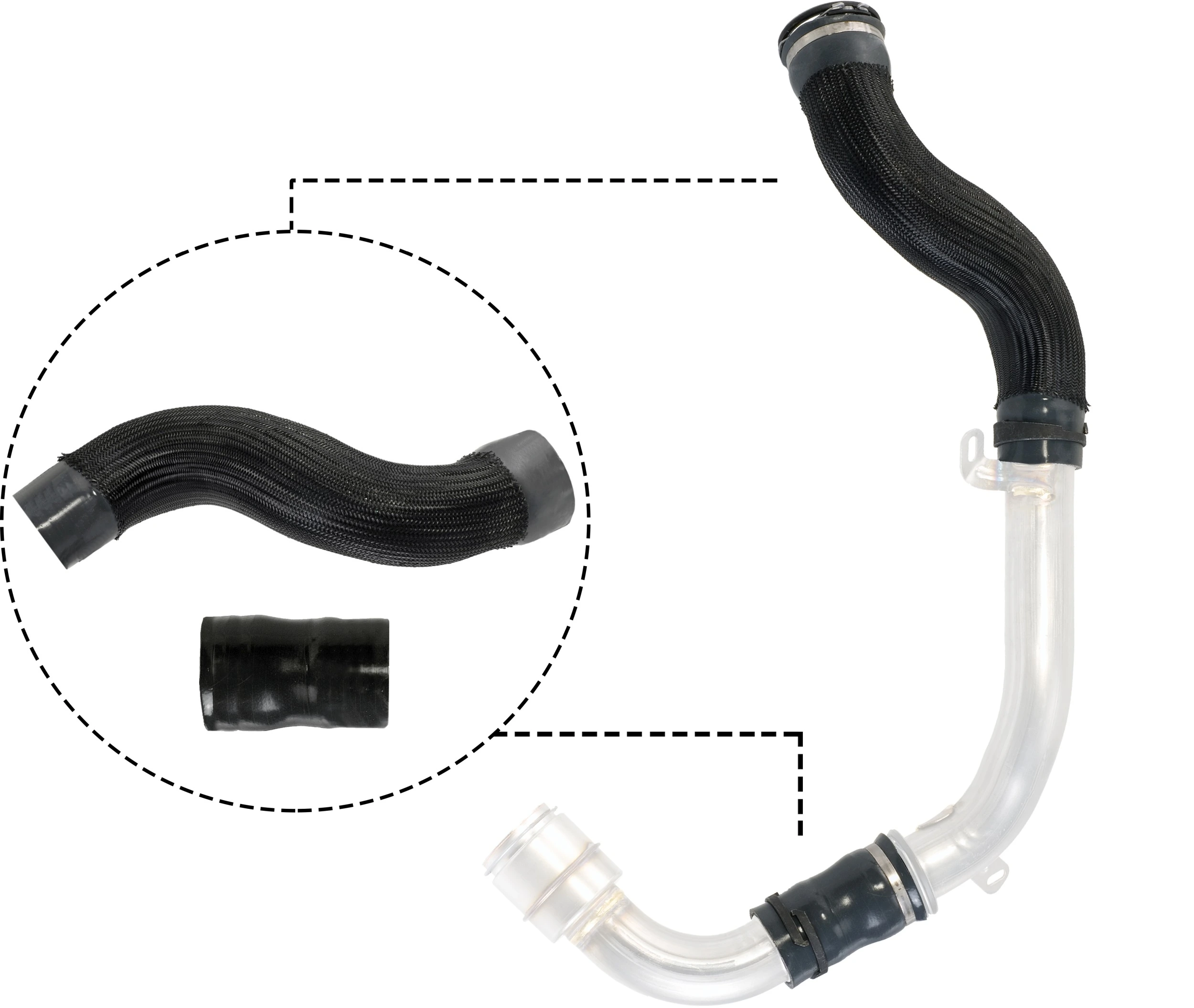 RAPRO Töltőlevegő cső - R12538/K - TothCarparts