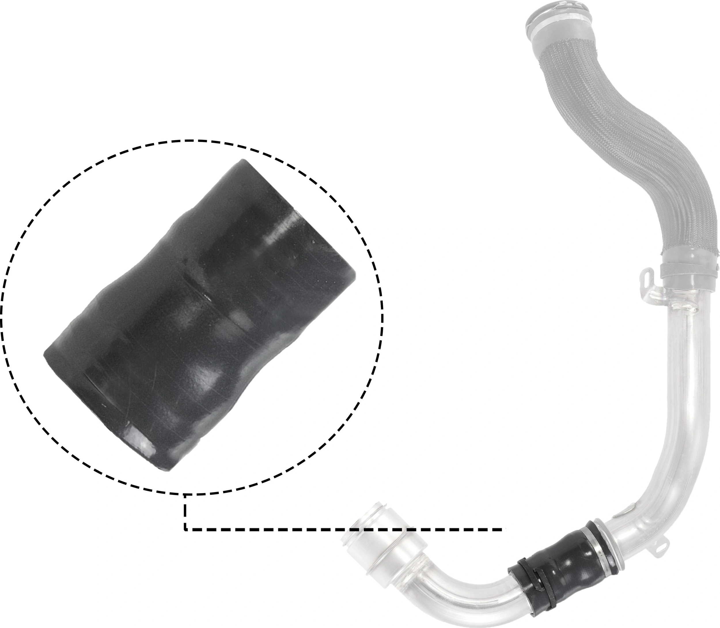 RAPRO Töltőlevegő cső - R12539 - TothCarparts